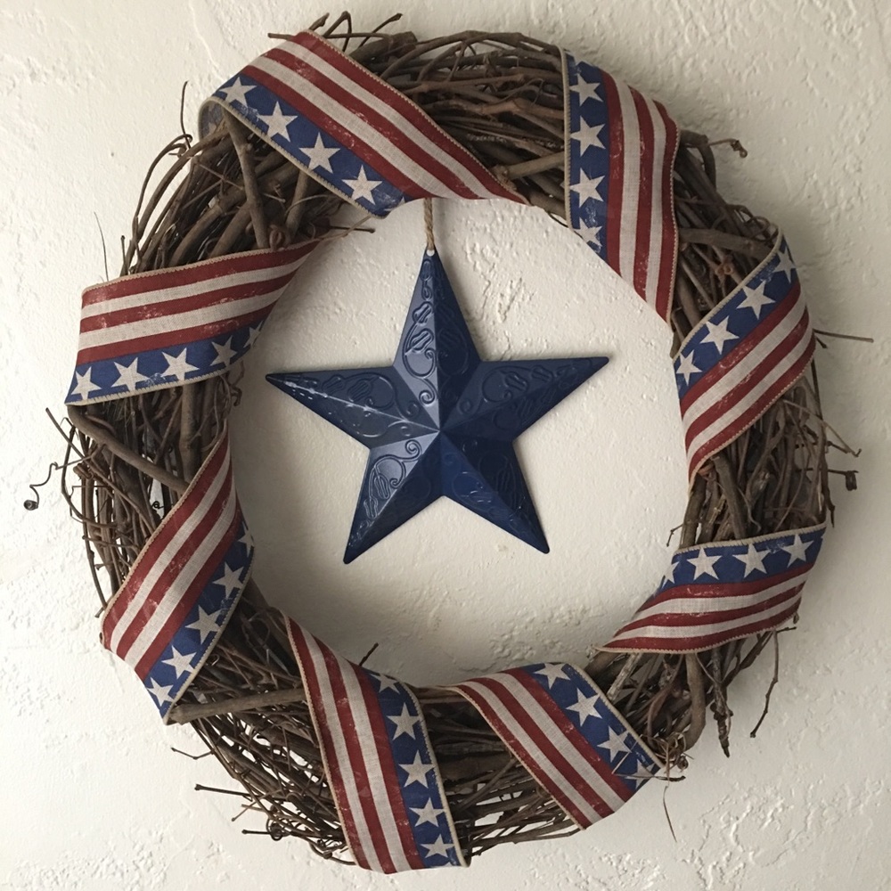 Star Wreath /Patriotic Wreath /Flag Wreath